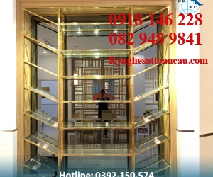 Kệ Inox mạ vàng cao cấp KIXM30