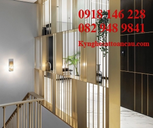 Kệ Inox mạ vàng cao cấp KIXM32