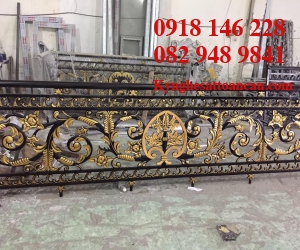 Lan can cầu thang sắt mỹ thuật LCP8