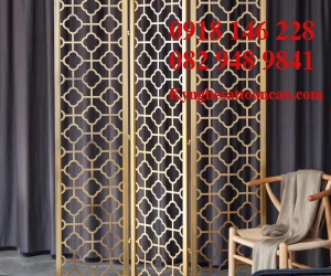 Vách ngăn inox xi mạ VNI33