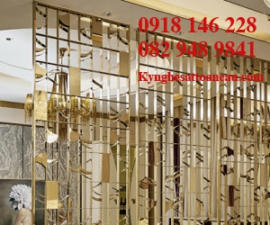 Vách ngăn inox xi mạ VNI23