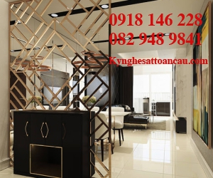 Vách ngăn inox xi mạ VNI09