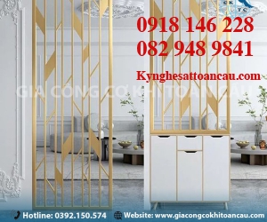 Vách ngăn inox xi mạ VNI01