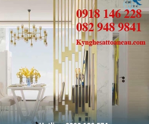 Vách ngăn inox xi mạ VNI04