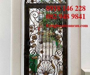 Cửa cổng sắt mỹ thuật CCS110
